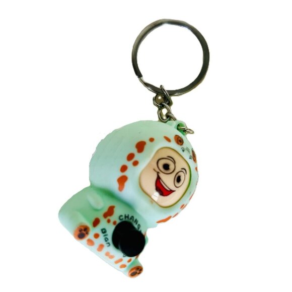 Kids Cartoon Happy & Sad Face Dual mode Unique Novelty Keychain - Picture 6 of 6